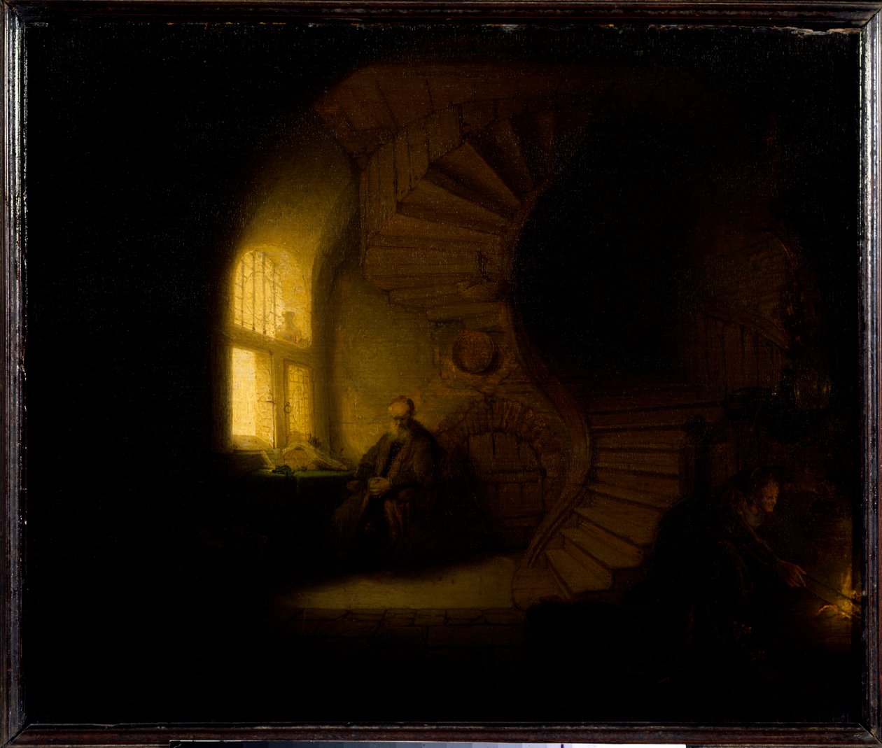 Filozof w medytacji Malarstwo Harmenszoon van Rijn dit Rembrandt (1606-1669) 1632 nd. 0,28x0,34 m Paryż, Luwr autorstwa Rembrandt van Rijn