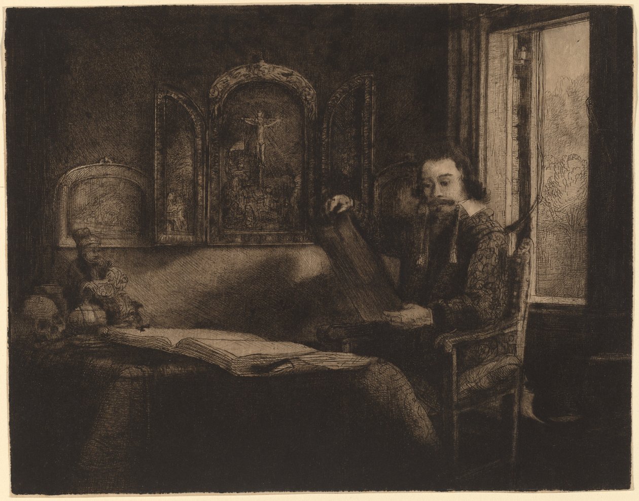 Abraham francuski autorstwa Rembrandt van Rijn