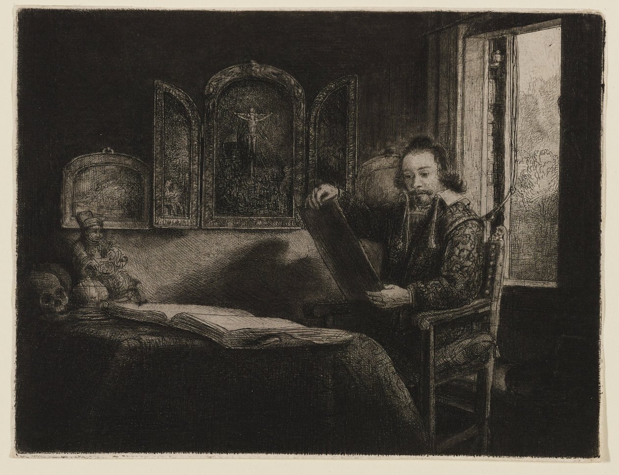 Abraham Francen autorstwa Rembrandt van Rijn