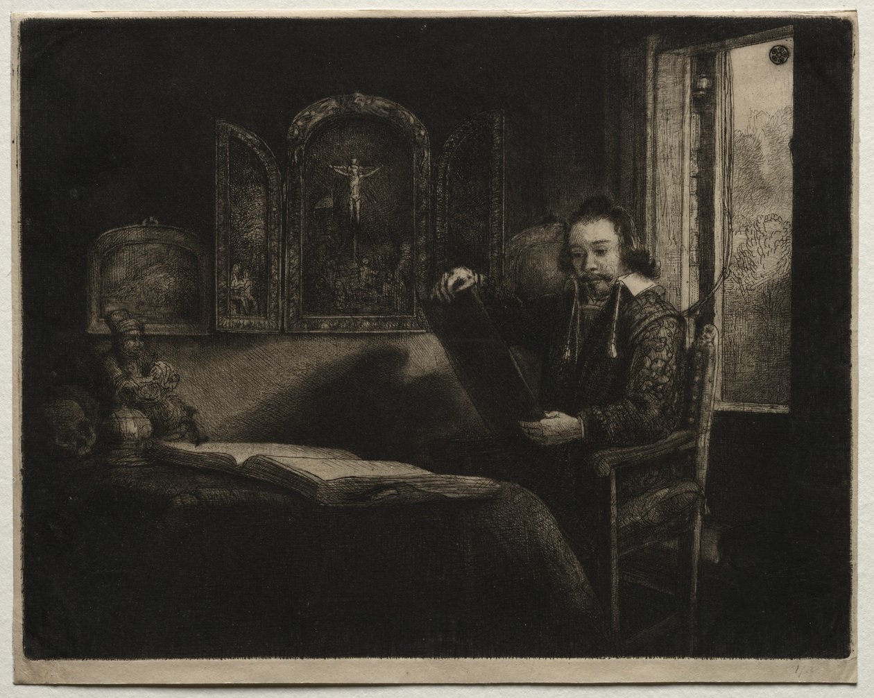 Abraham Francen, Aptekarz, c. 1657. autorstwa Rembrandt van Rijn