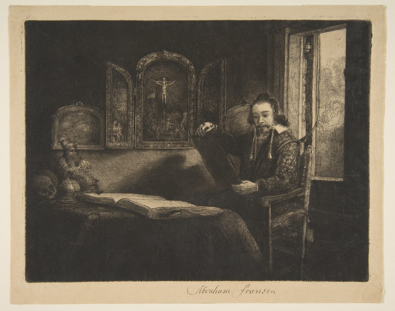 Abraham Franken, aptekarz, c. 1656. autorstwa Rembrandt van Rijn