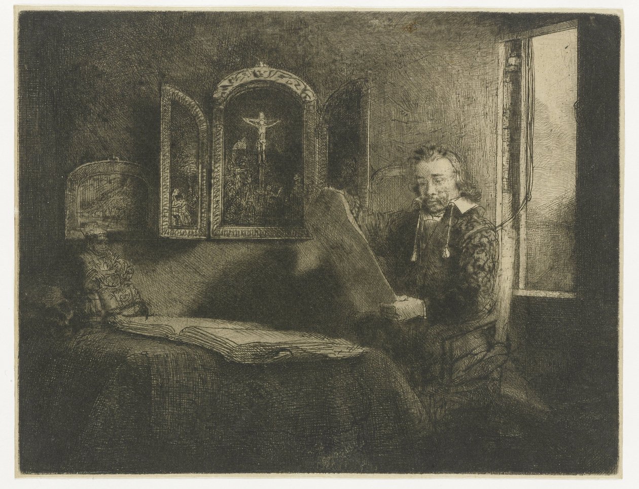 Abraham Francen, aptekarz autorstwa Rembrandt van Rijn