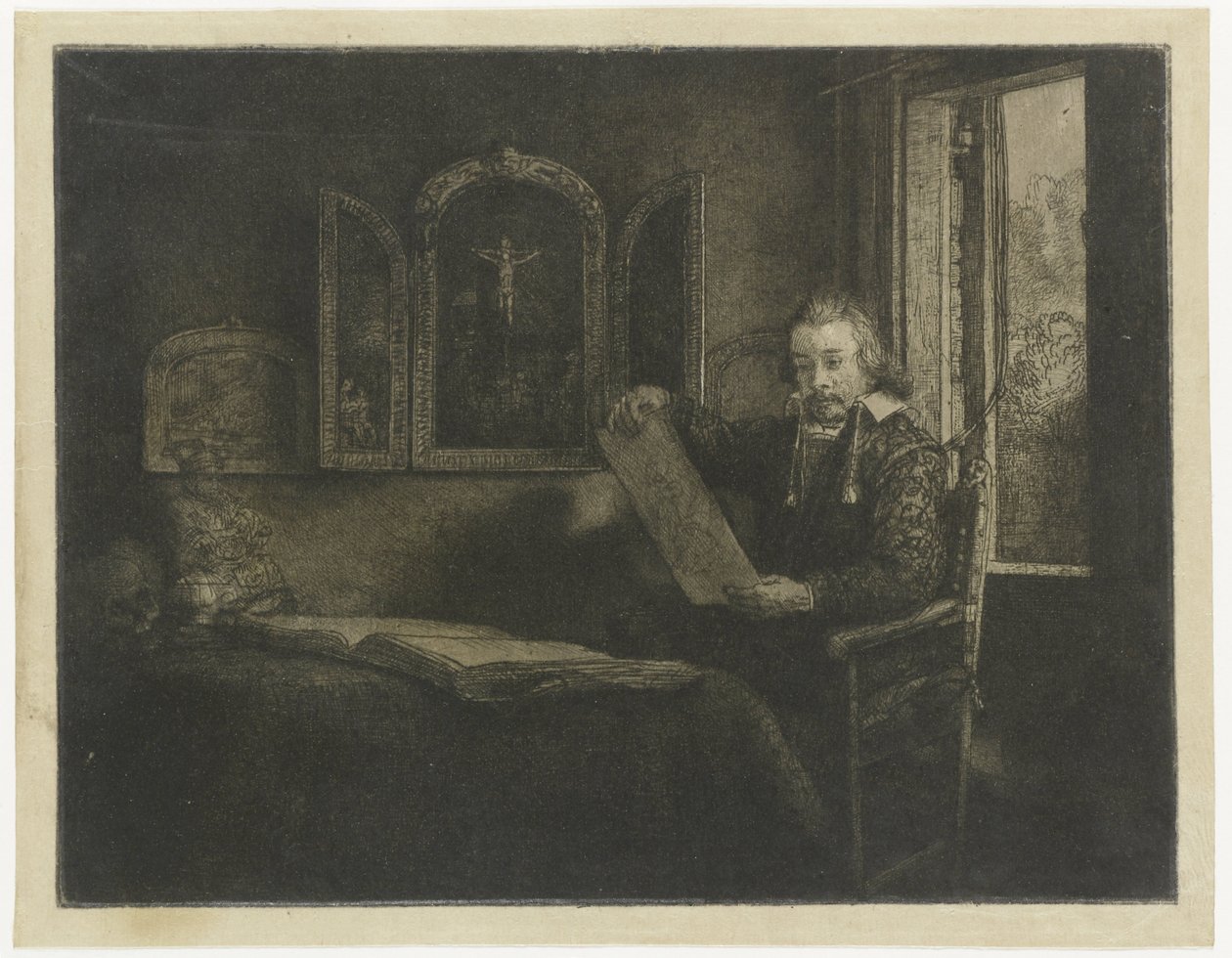 Abraham Francen, aptekarz autorstwa Rembrandt van Rijn