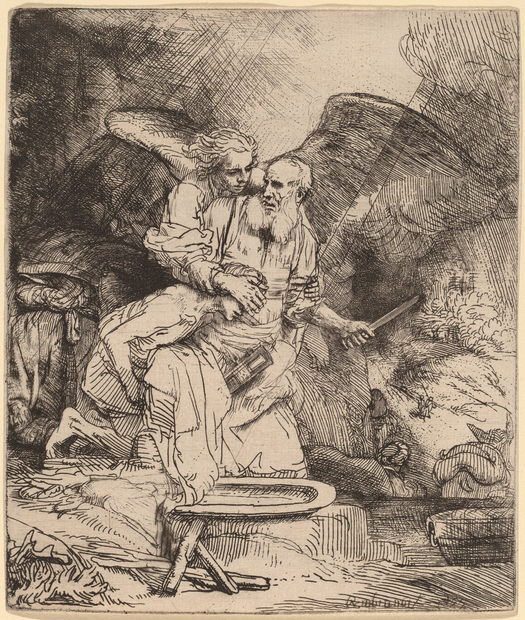 Ofiara Abrahama autorstwa Rembrandt van Rijn