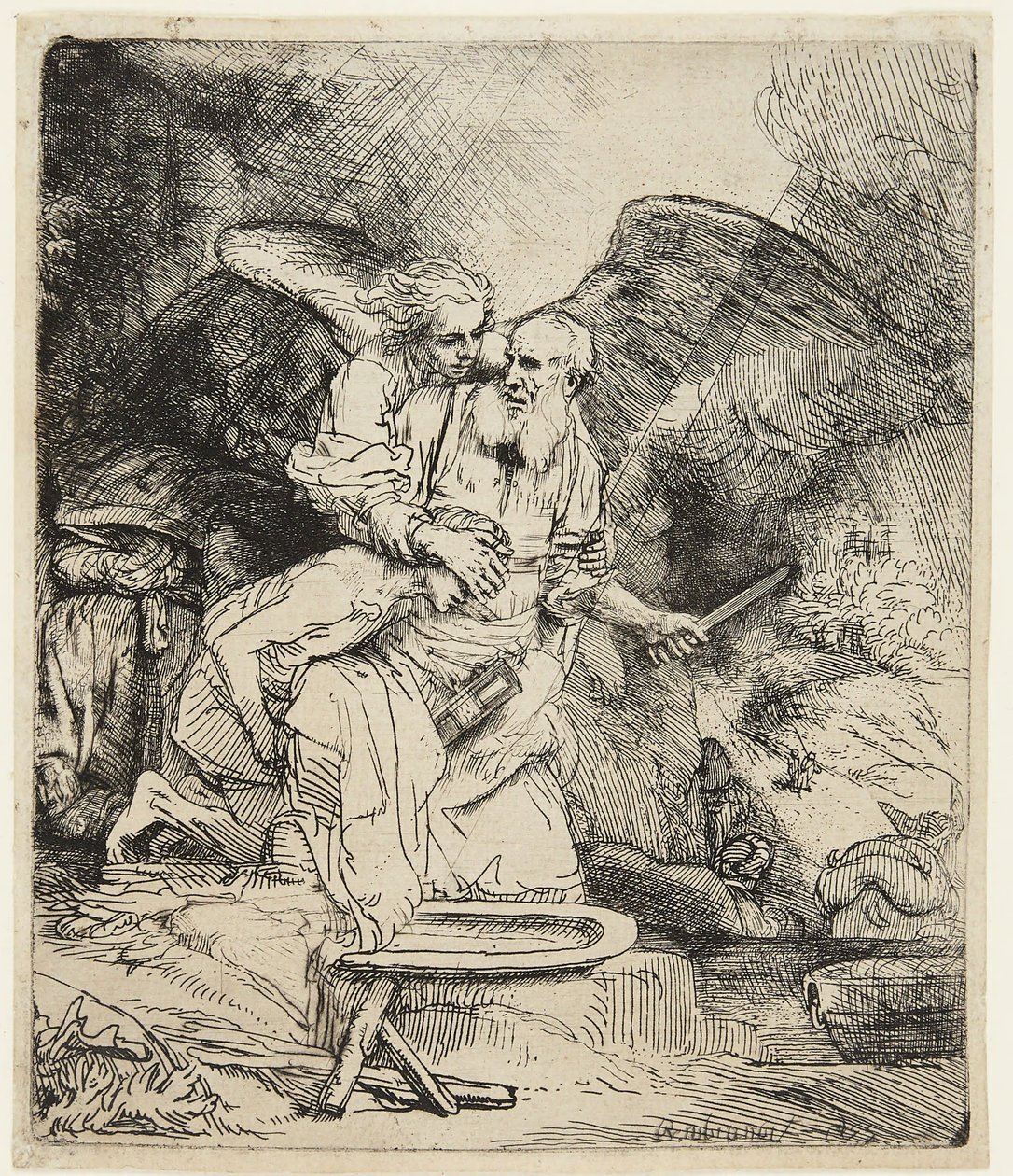 Ofiara Abrahama autorstwa Rembrandt van Rijn