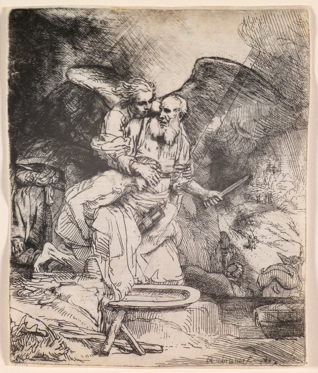 Ofiara Abrahama autorstwa Rembrandt van Rijn