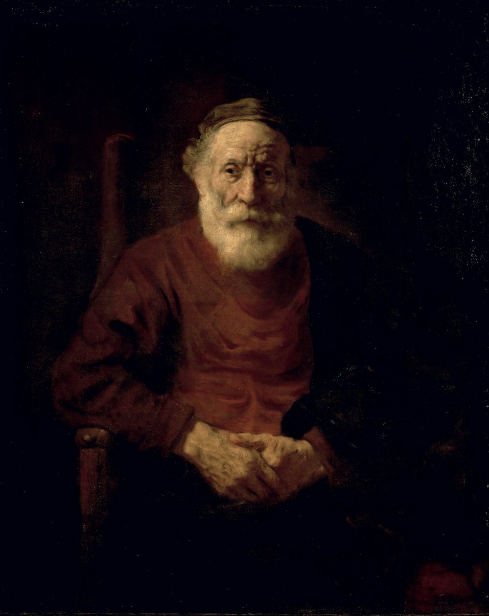 Stary człowiek w czerwieni autorstwa Rembrandt van Rijn
