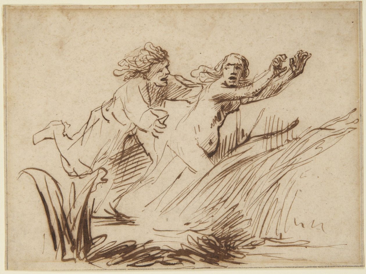 Apollo i Dafne autorstwa Rembrandt van Rijn