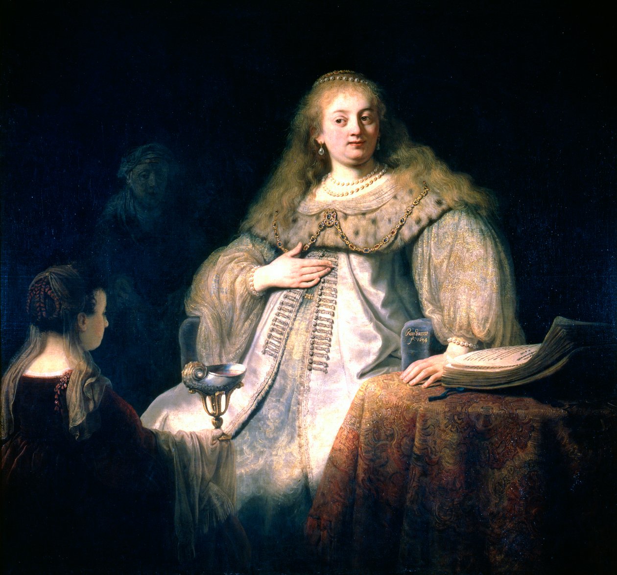Artemizja, 1634 autorstwa Rembrandt van Rijn