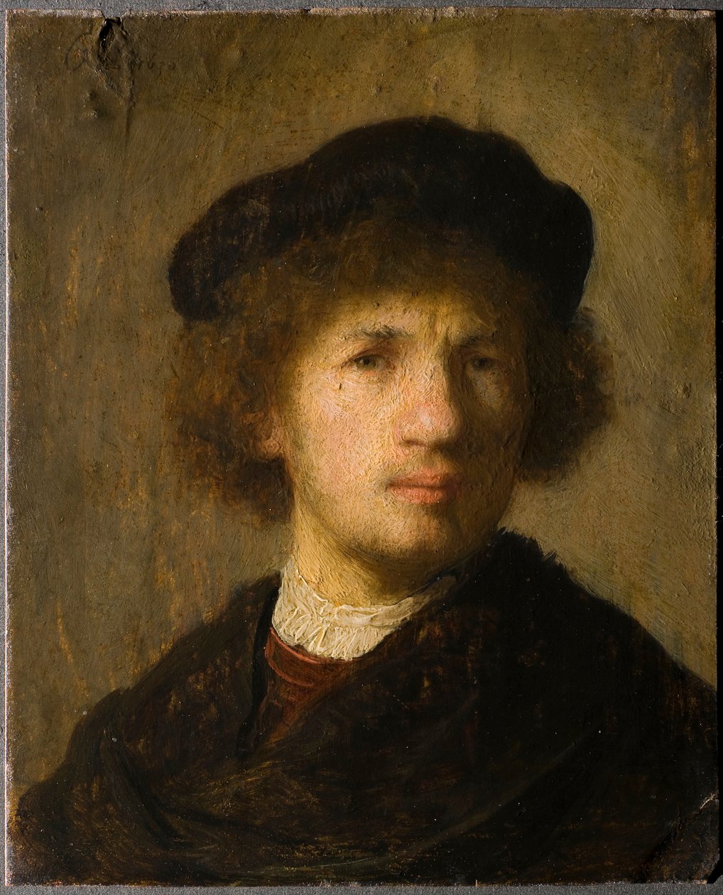Autoportret - Autoportret autorstwa Rembrandta van Rhijna (1606-1669) autorstwa Rembrandt van Rijn