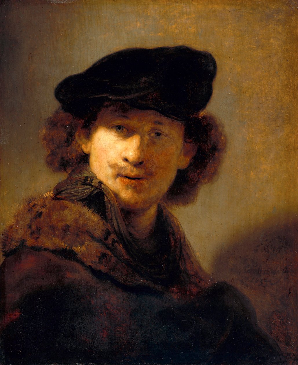 ""Autoportret au beret de velours