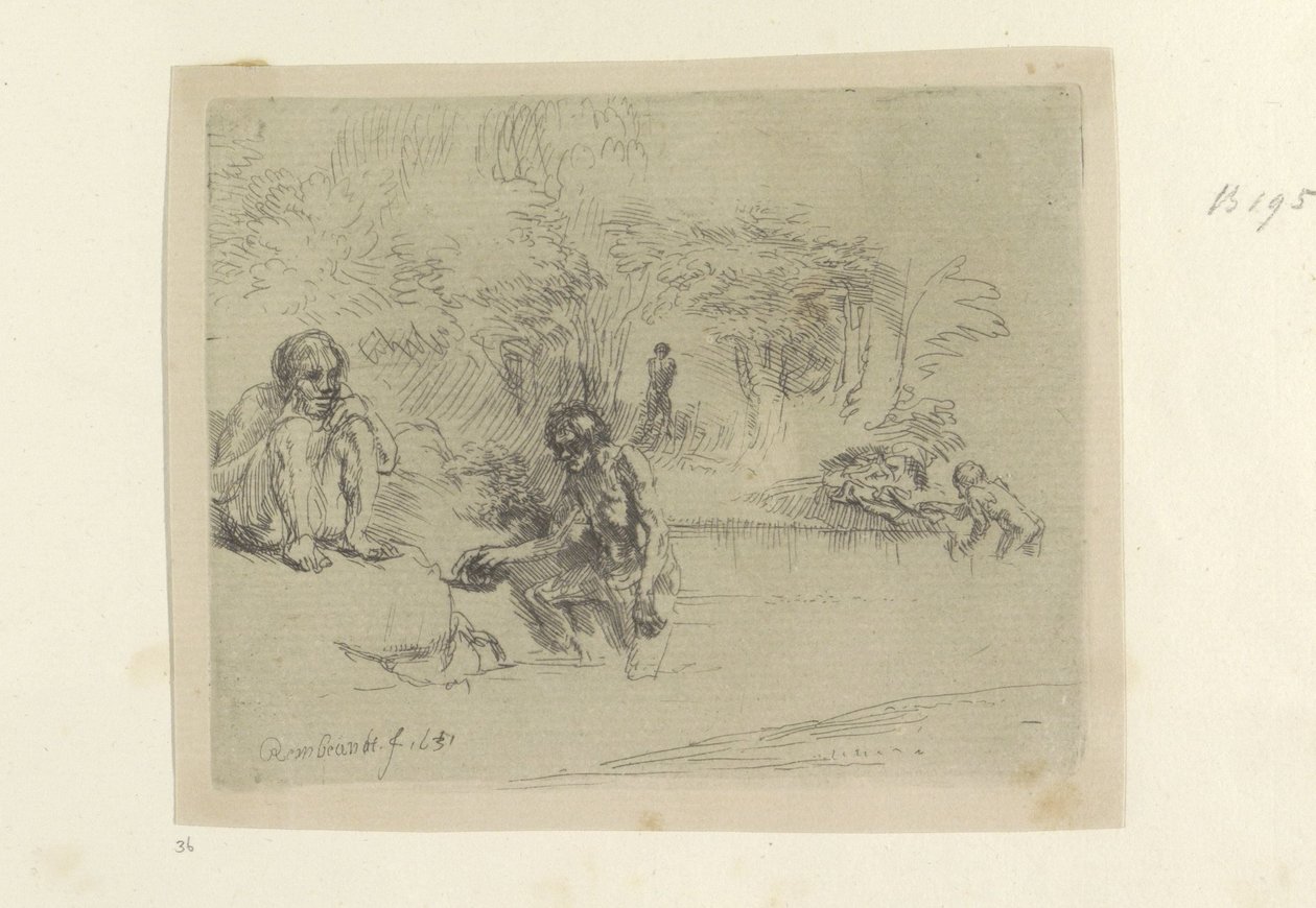 Baders Kolekcja osiemdziesięciu pięciu oryginalnych grafik (tytuł serii) autorstwa Rembrandt van Rijn