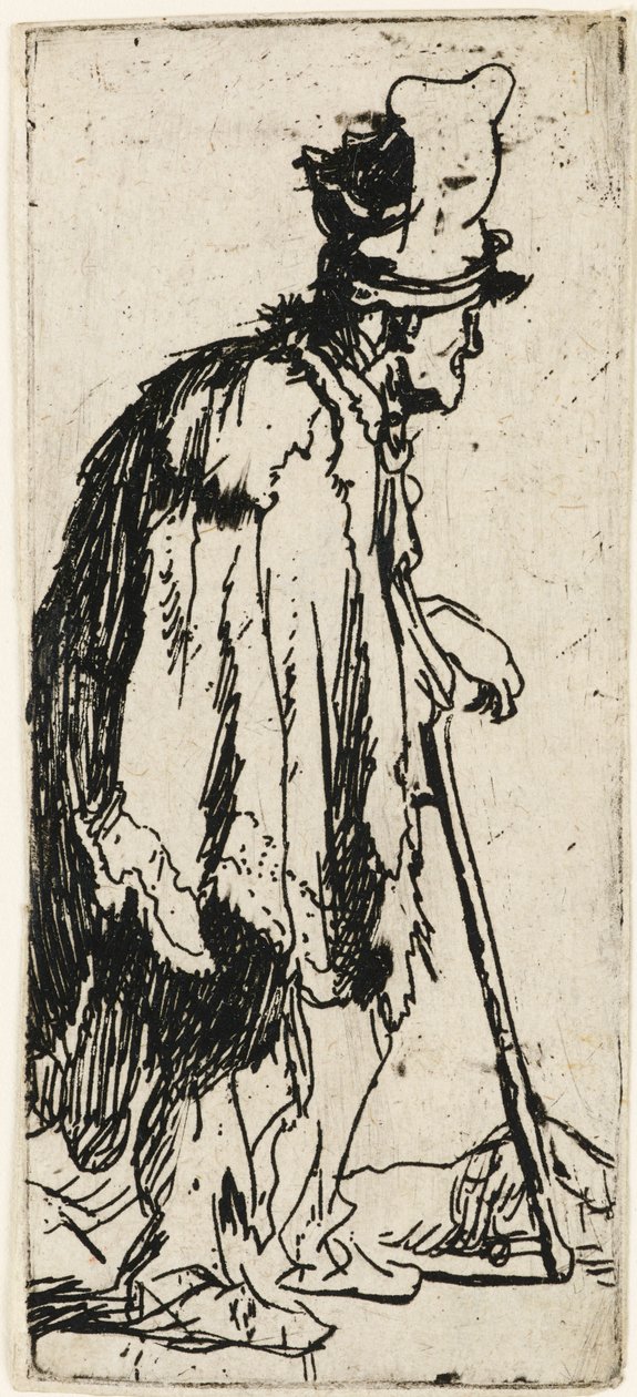 Żebrak z ułomną ręką, ok. 1629. autorstwa Rembrandt van Rijn