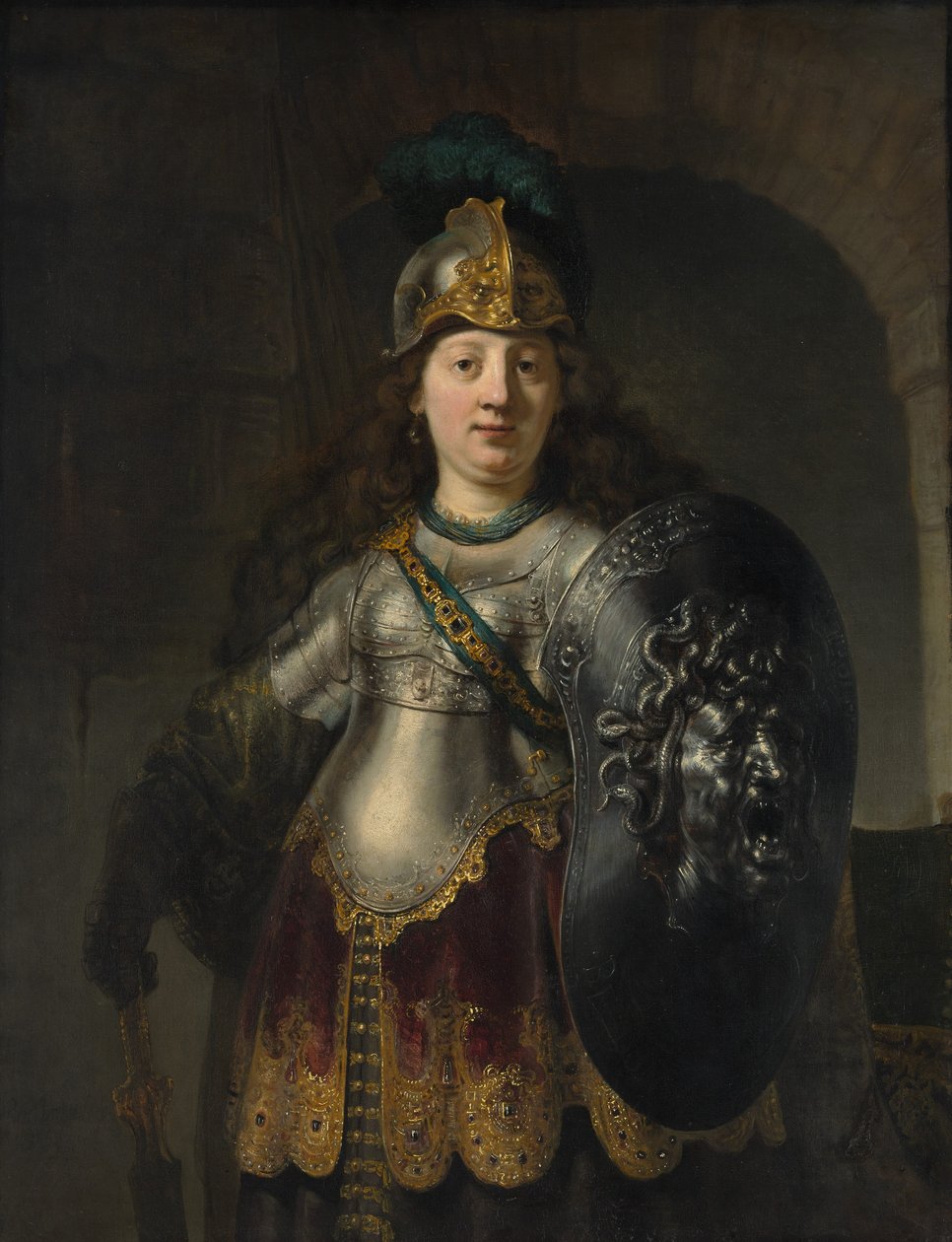 Bellona, 1633. autorstwa Rembrandt van Rijn
