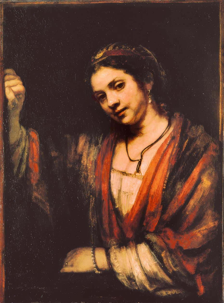 Portret Hendrickje Stoffels autorstwa Rembrandt van Rijn