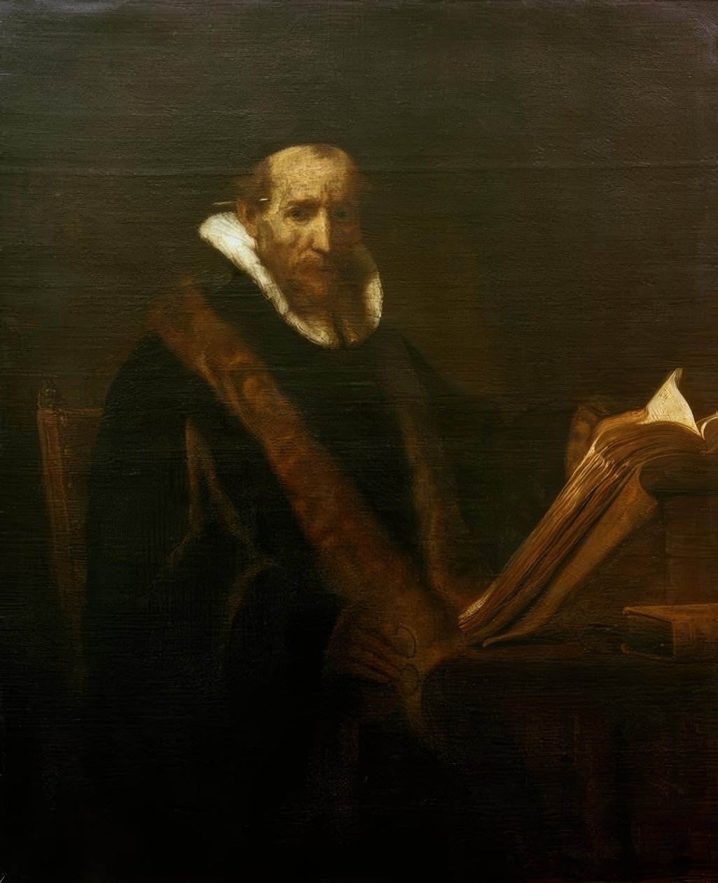 Zdjęcie Johannesa Cornelisza. Sylwiusz (?) autorstwa Rembrandt van Rijn
