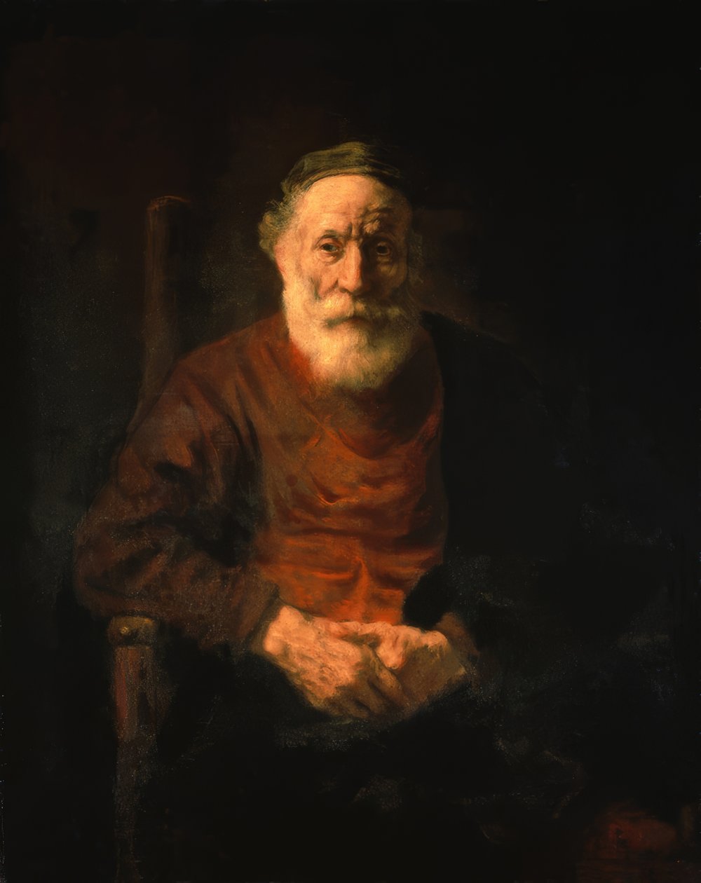 Portret starca w czerwonej szacie autorstwa Rembrandt van Rijn