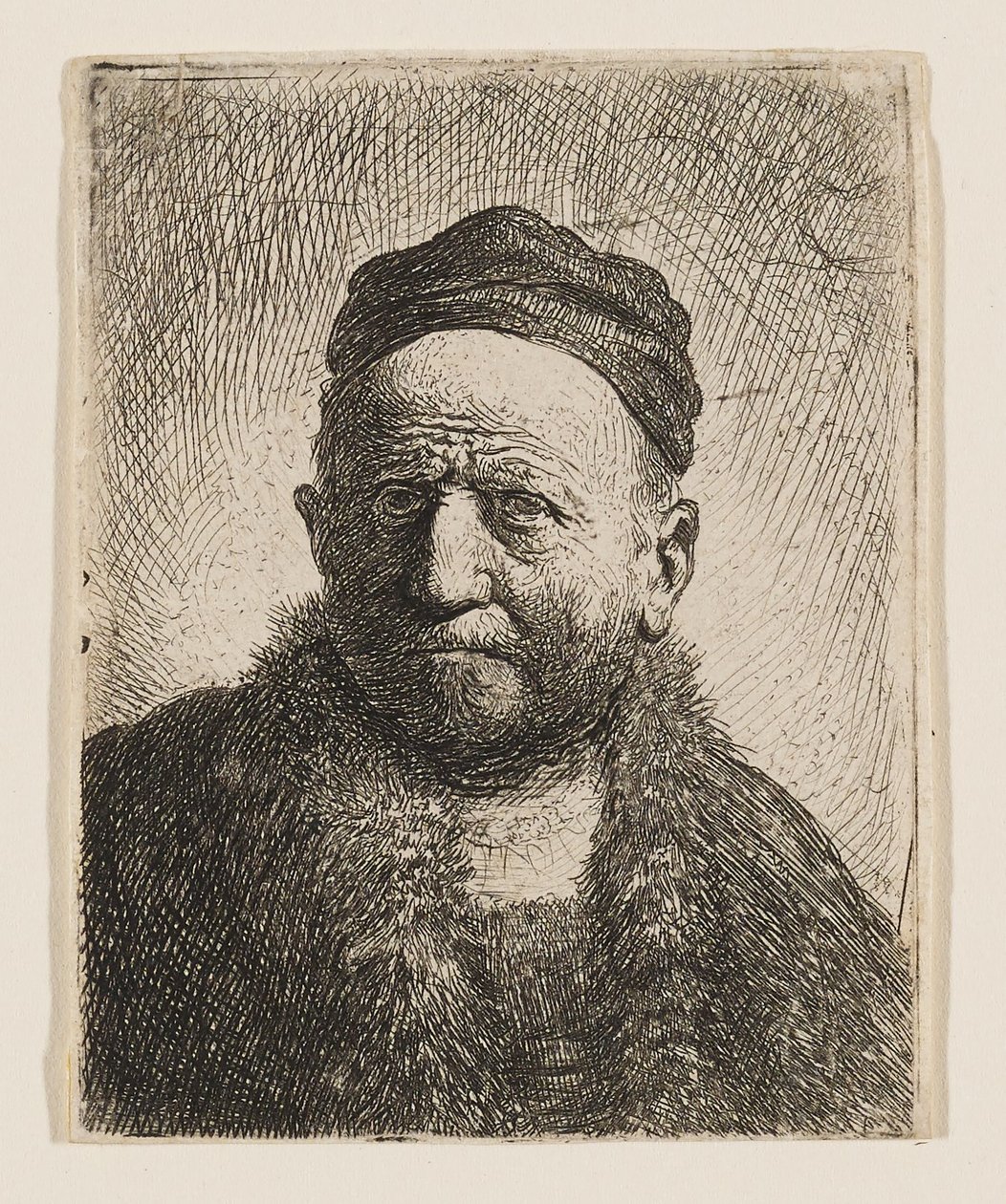 Popiersie mężczyzny (ojciec Rembrandta?) autorstwa Rembrandt van Rijn