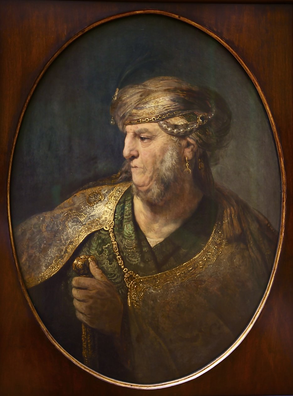 Popiersie mężczyzny w orientalnym stroju, 1633 autorstwa Rembrandt van Rijn