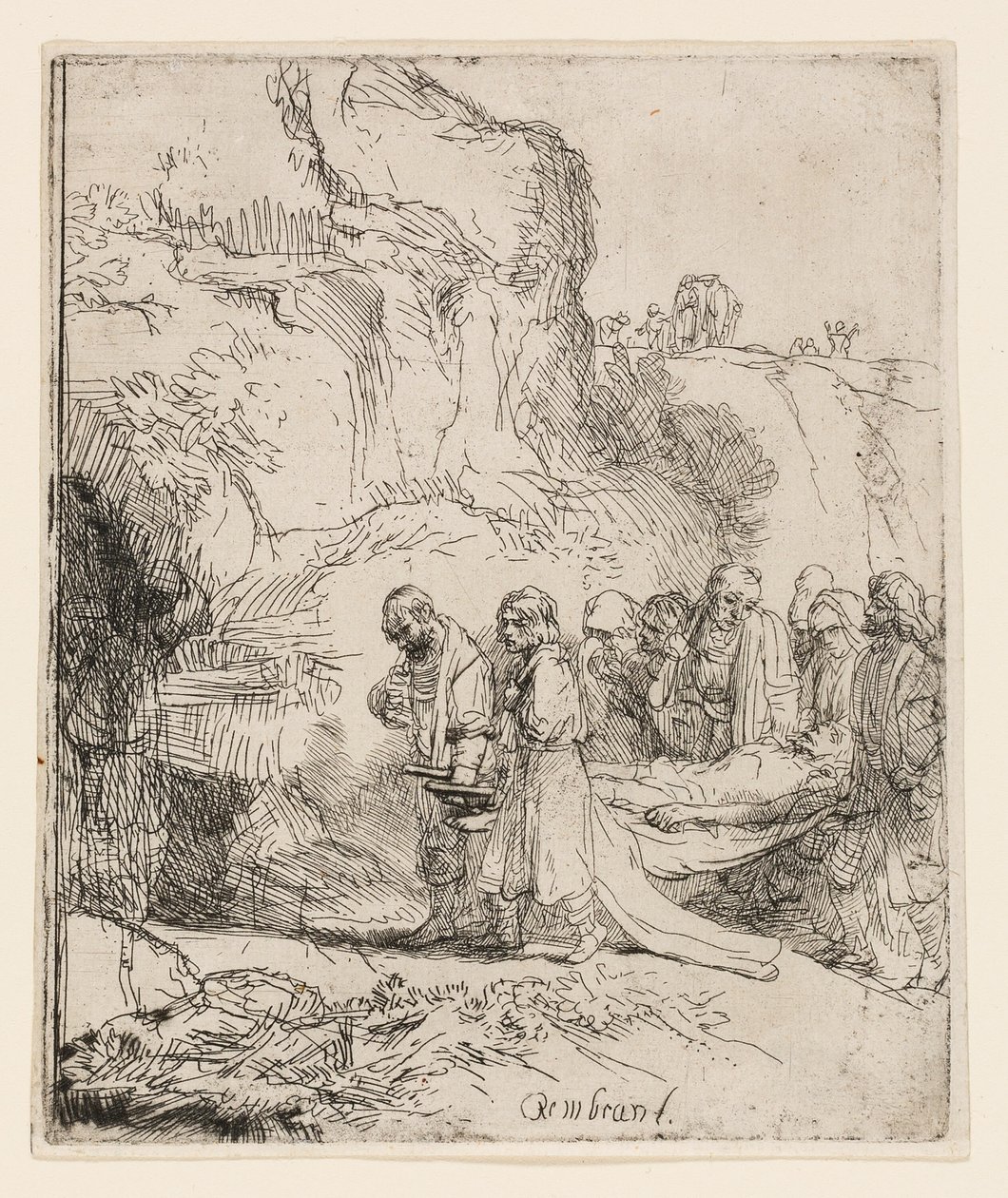 Chrystus zaniesiony do grobu autorstwa Rembrandt van Rijn