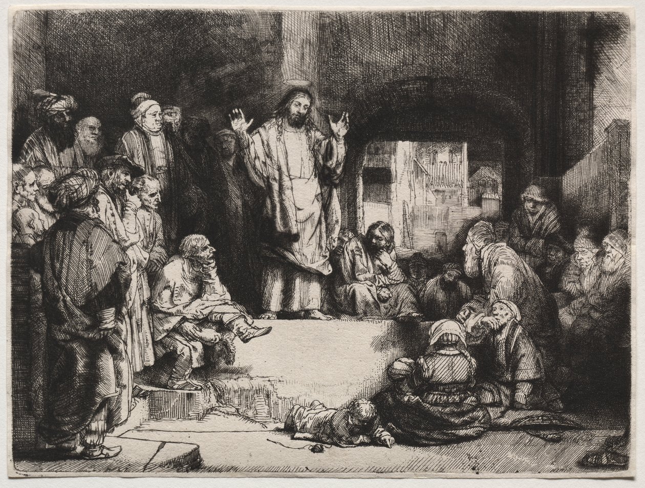 Głoszenie Chrystusa („La Petite Tombe”) autorstwa Rembrandt van Rijn