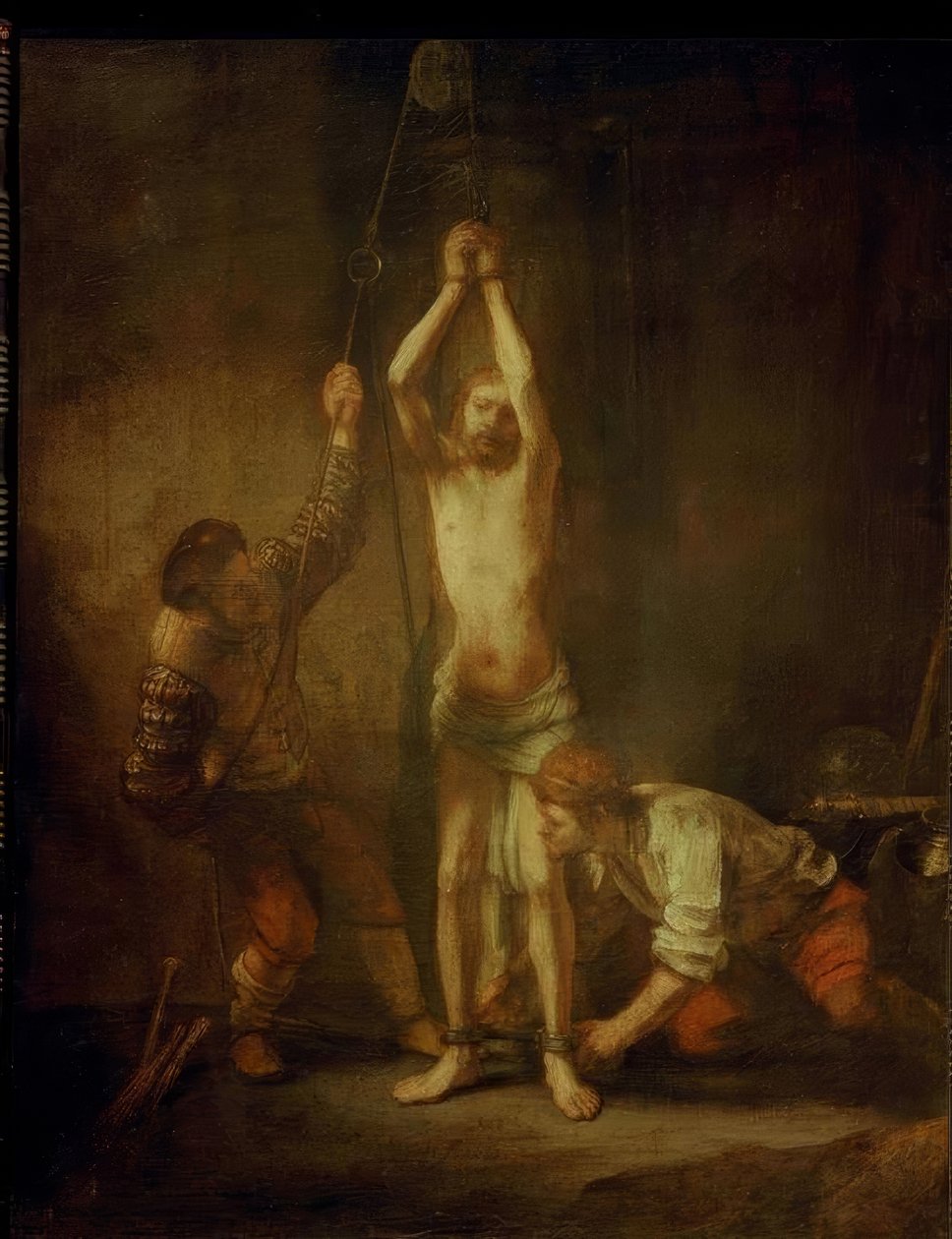 Chrystus na filarze plagi autorstwa Rembrandt van Rijn