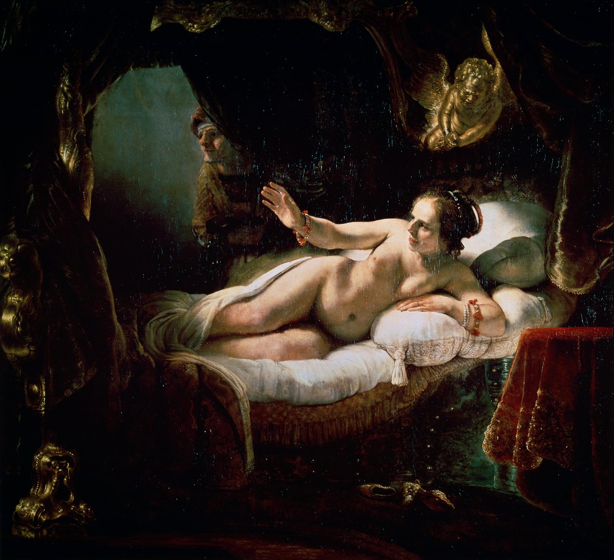 Danae, 1636. autorstwa Rembrandt van Rijn
