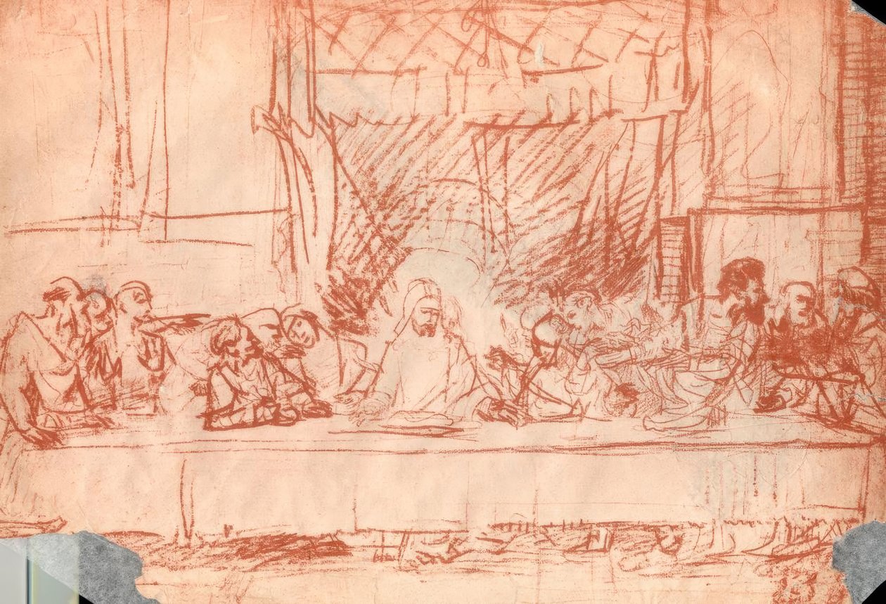 Wieczerza Pańska autorstwa Rembrandt van Rijn