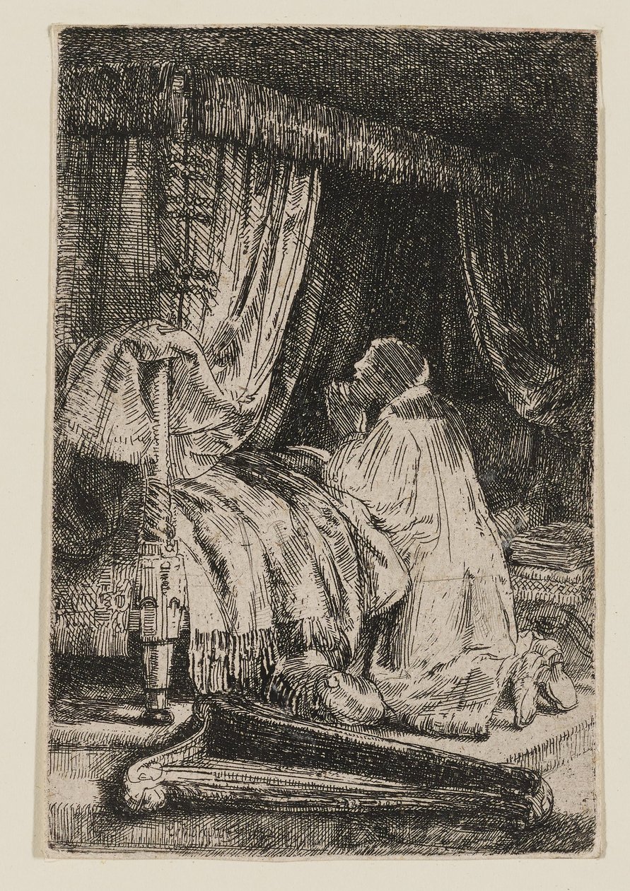 Dawid w modlitwie autorstwa Rembrandt van Rijn