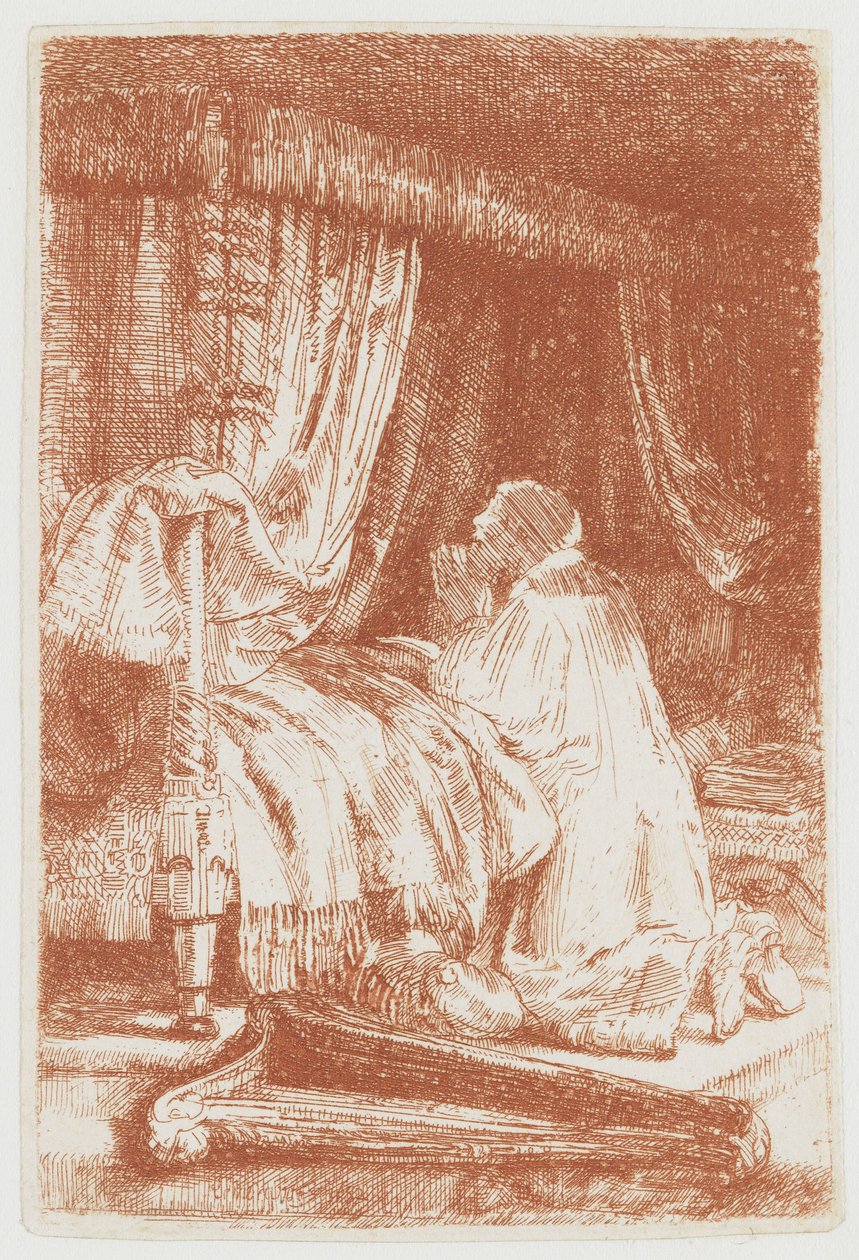 Dawid w modlitwie autorstwa Rembrandt van Rijn