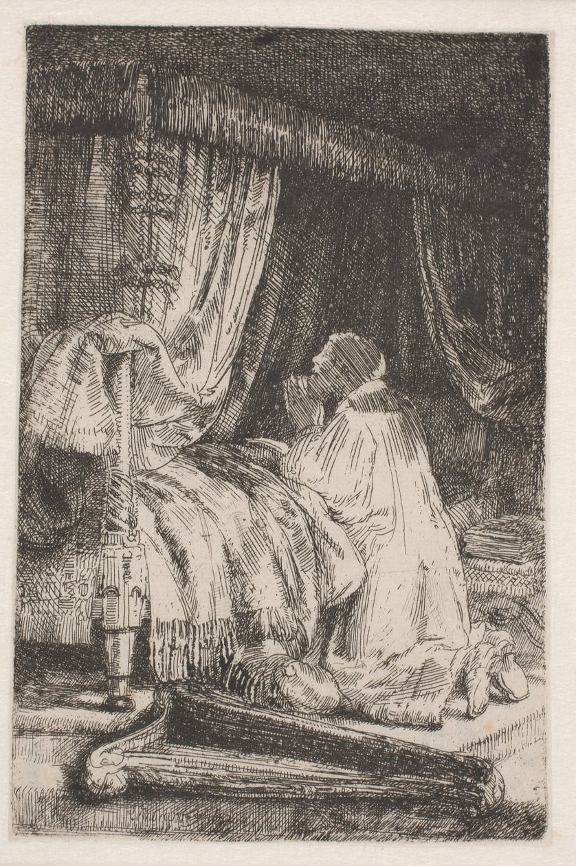 Dawid w modlitwie autorstwa Rembrandt van Rijn