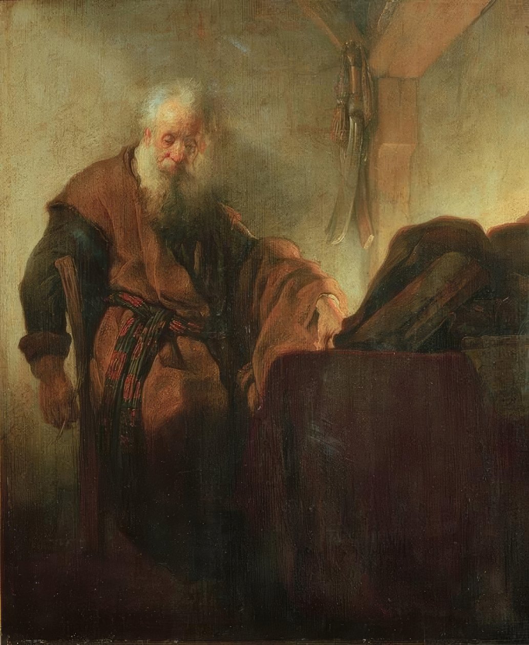 Apostoł Paweł w refleksji autorstwa Rembrandt van Rijn