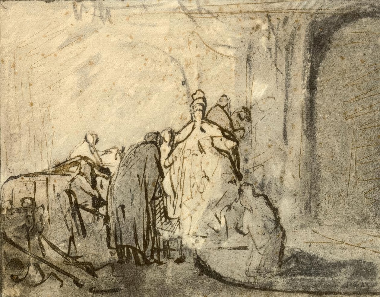 Skruszony Judasz autorstwa Rembrandt van Rijn
