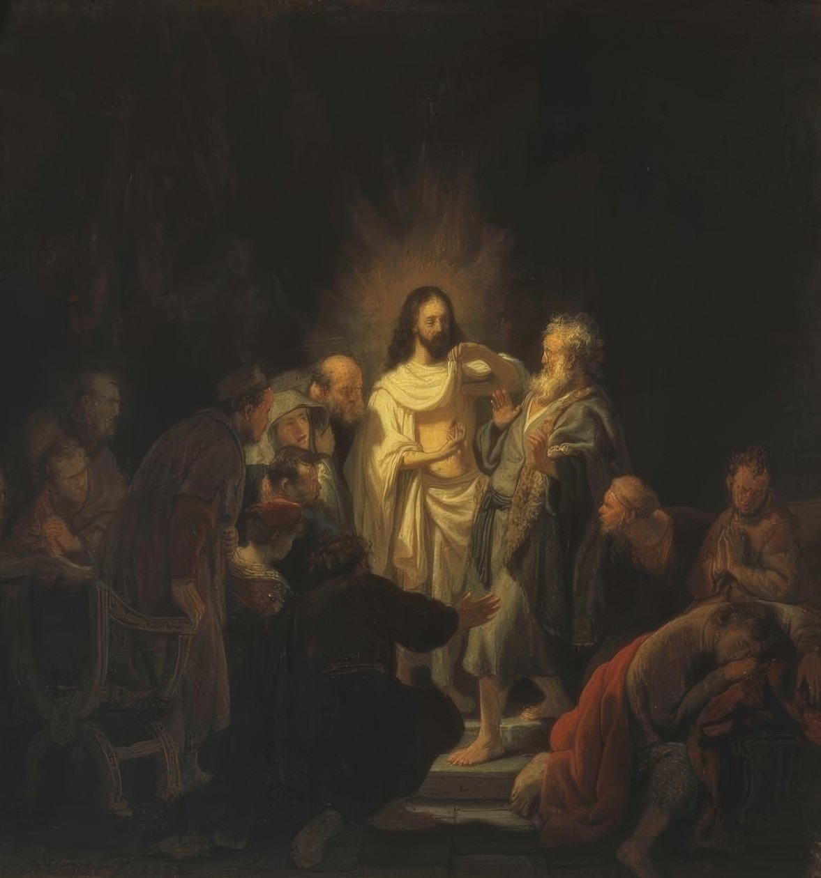 Niedowierzający Thomas autorstwa Rembrandt van Rijn