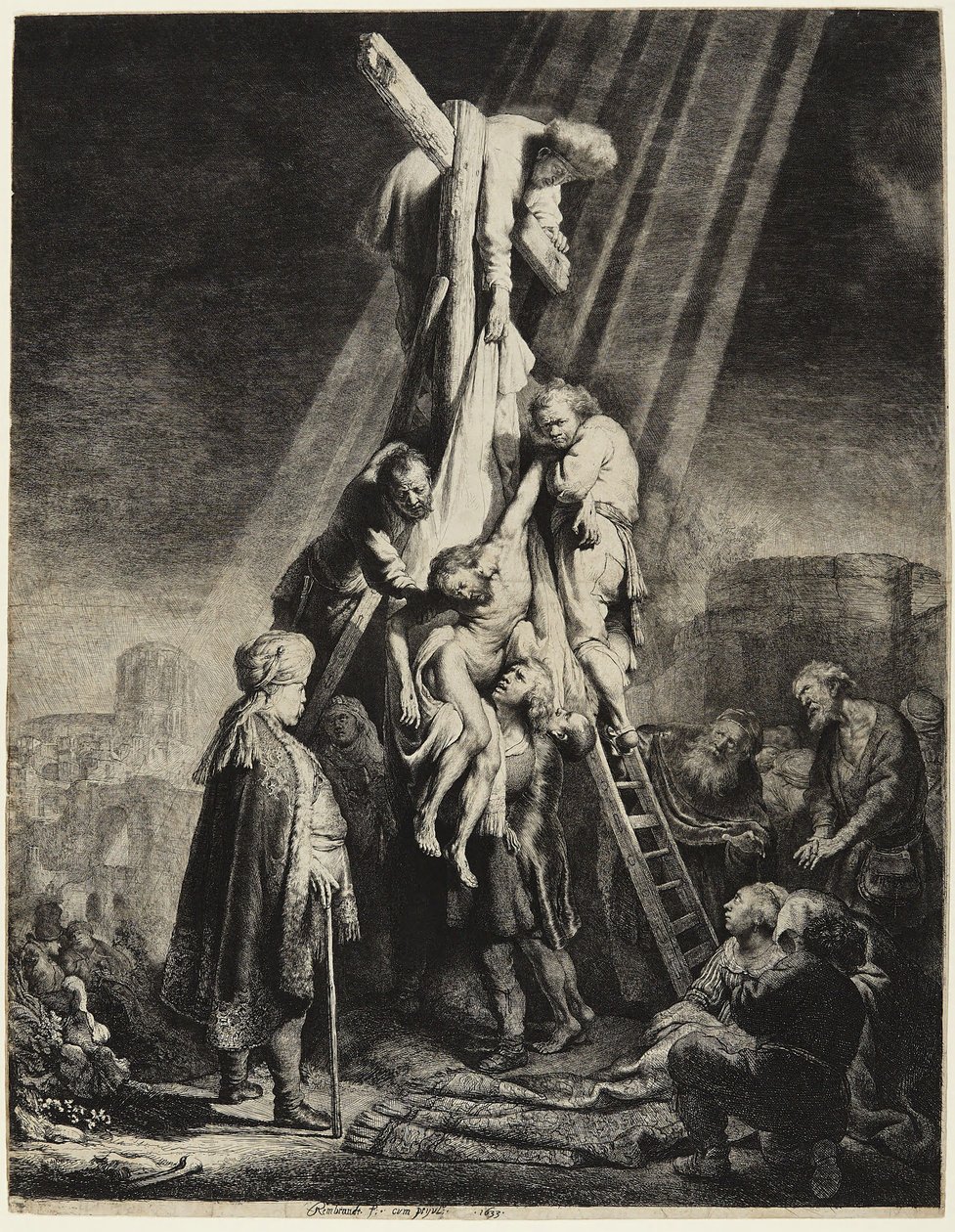 Zjęcie z krzyża autorstwa Rembrandt van Rijn