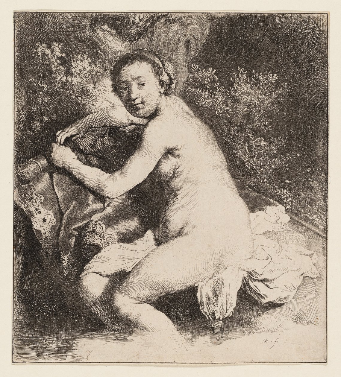Diana w Łaźni autorstwa Rembrandt van Rijn