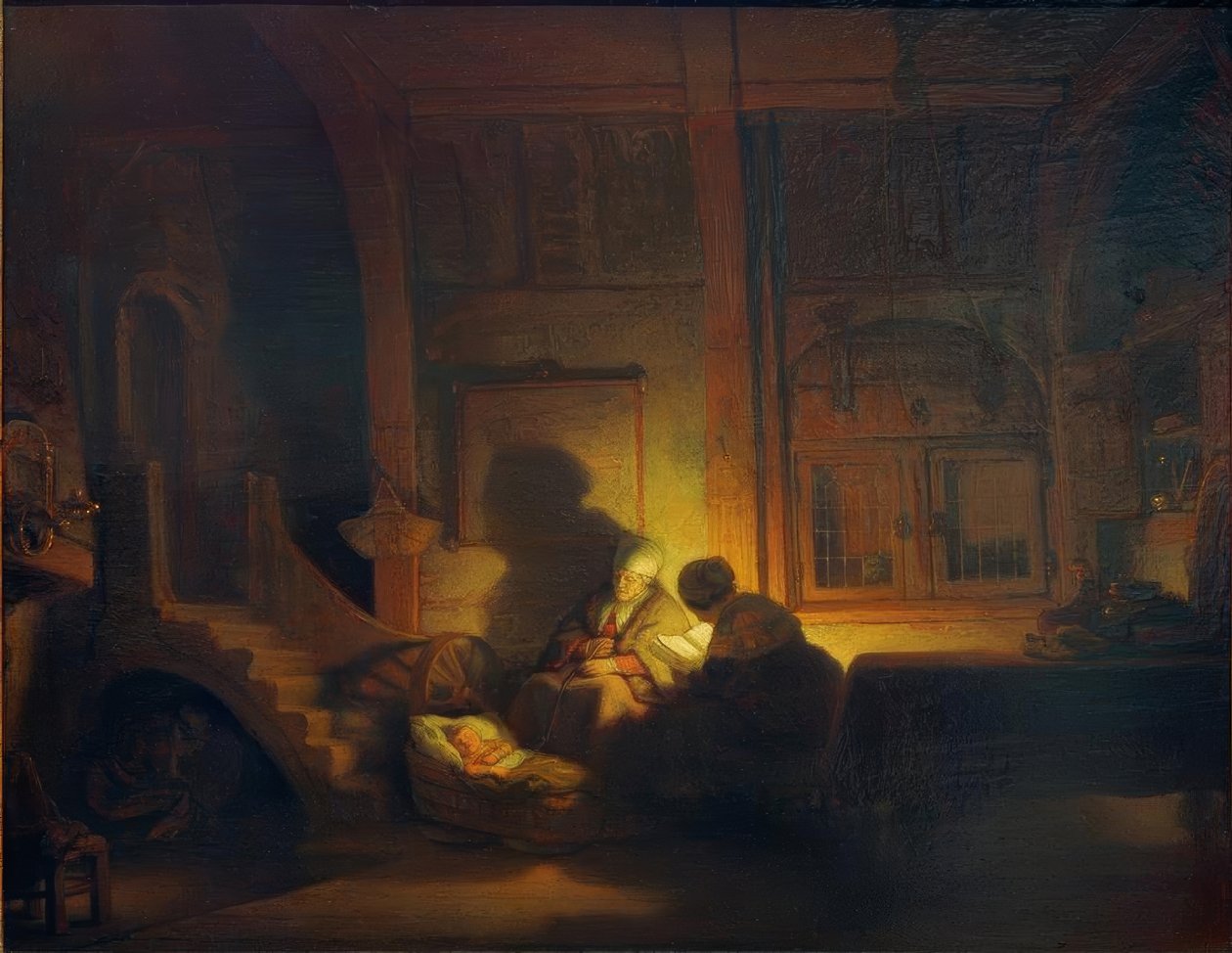 Święta rodzina autorstwa Rembrandt van Rijn