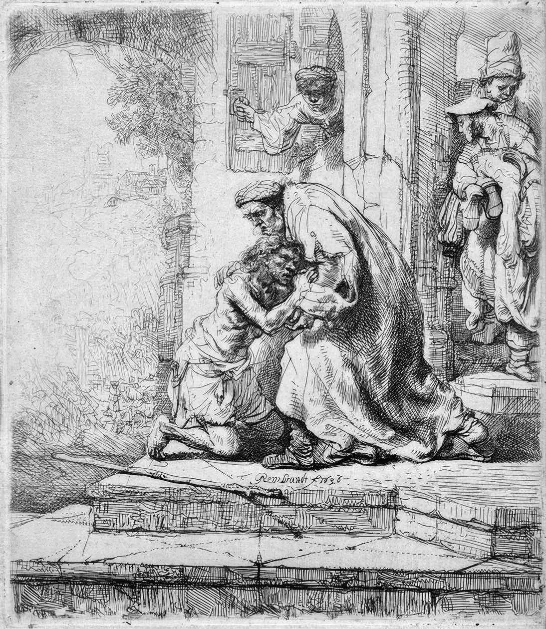 Powrót syna marnotrawnego do domu autorstwa Rembrandt van Rijn