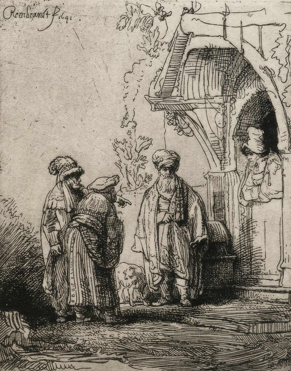 Trzy Orienty autorstwa Rembrandt van Rijn
