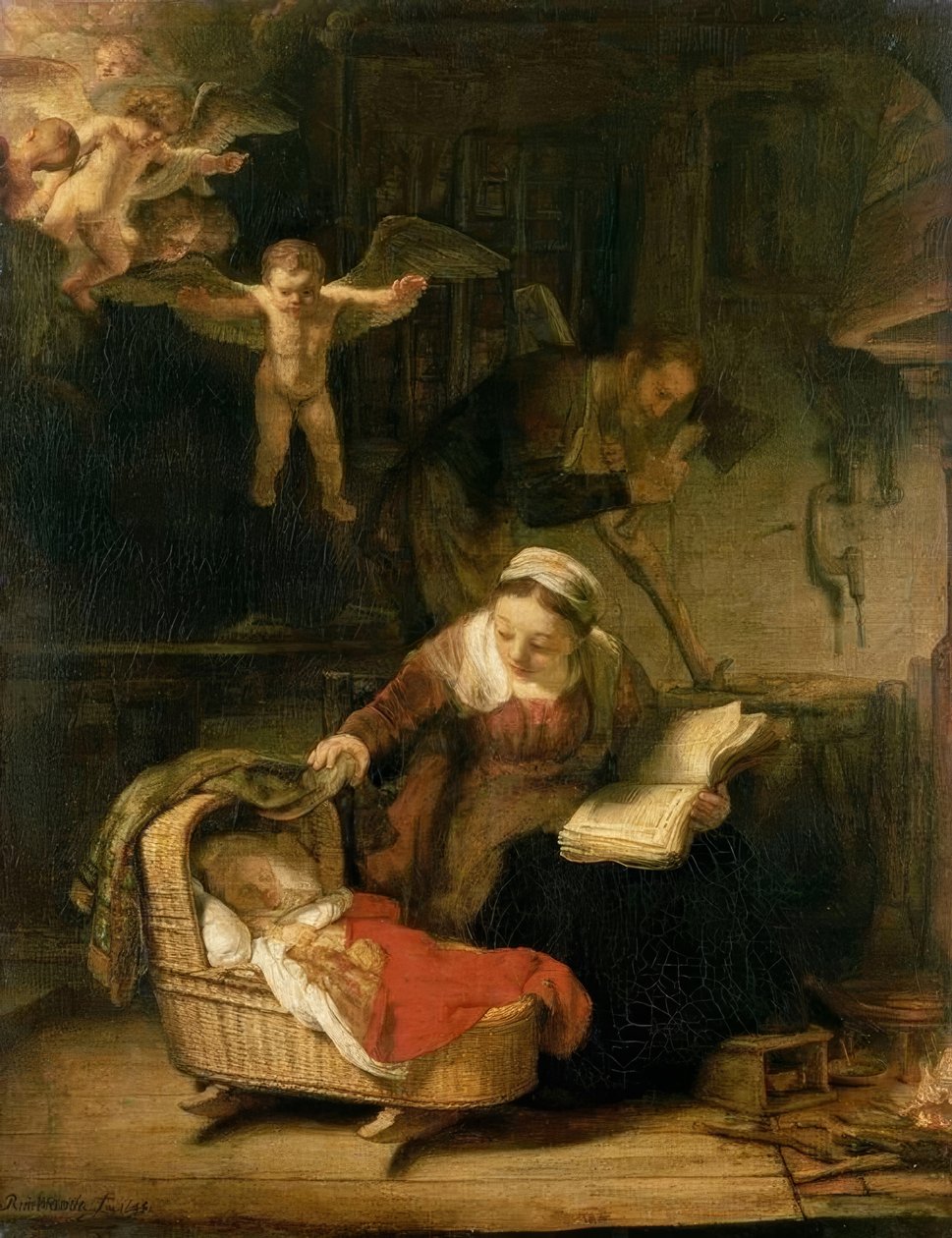 Święta rodzina autorstwa Rembrandt van Rijn