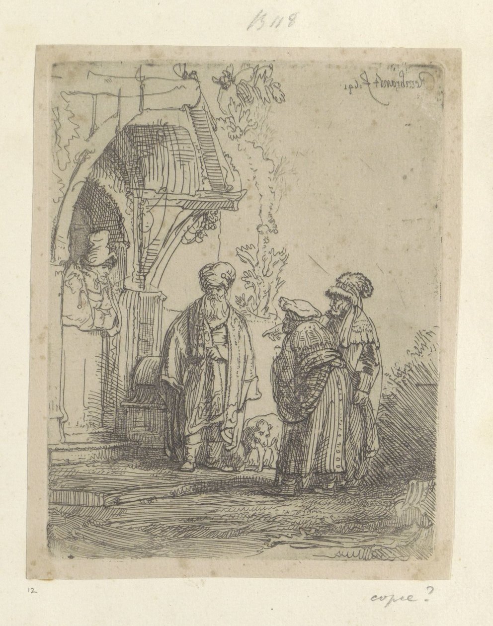 Suszona figurka ostersy Kolekcja osiemdziesięciu pięciu oryginalnych grafik (tytuł serii) autorstwa Rembrandt van Rijn