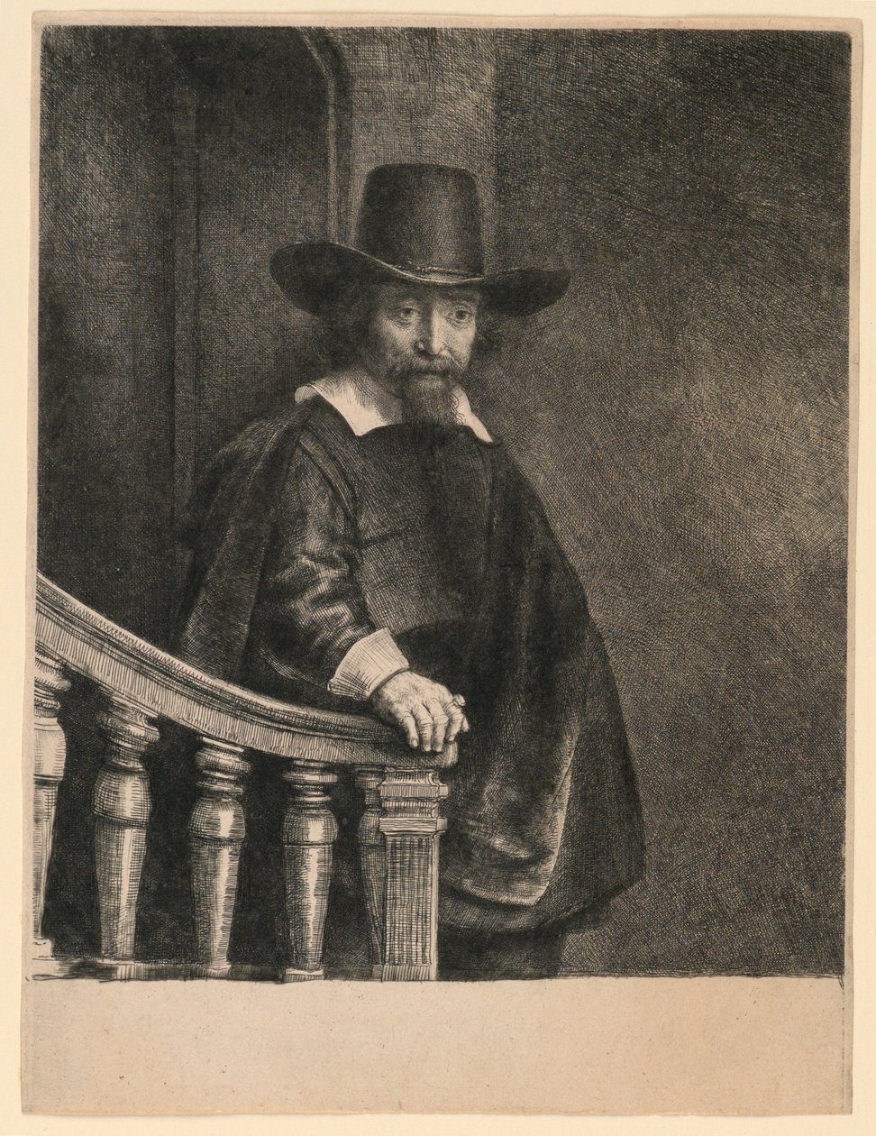 Efraim Bonus, lekarz żydowski autorstwa Rembrandt van Rijn