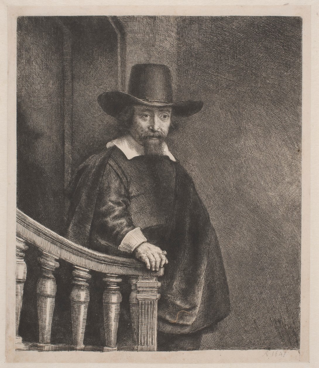 Ephraim Bonus, żydowski lekarz autorstwa Rembrandt van Rijn