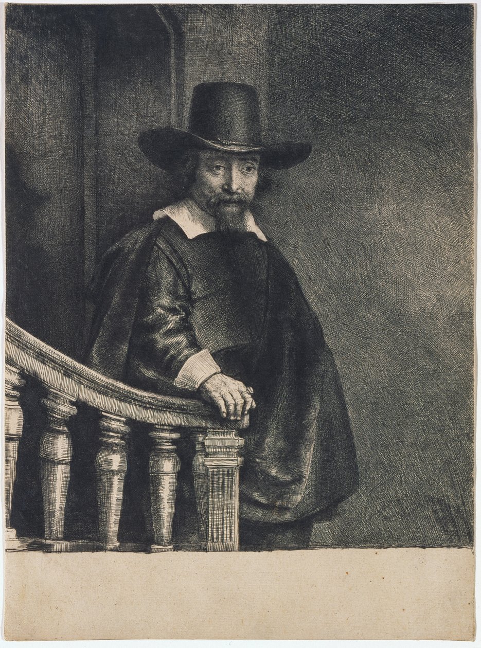 Ephraim Bueno (Bonus), lekarz autorstwa Rembrandt van Rijn
