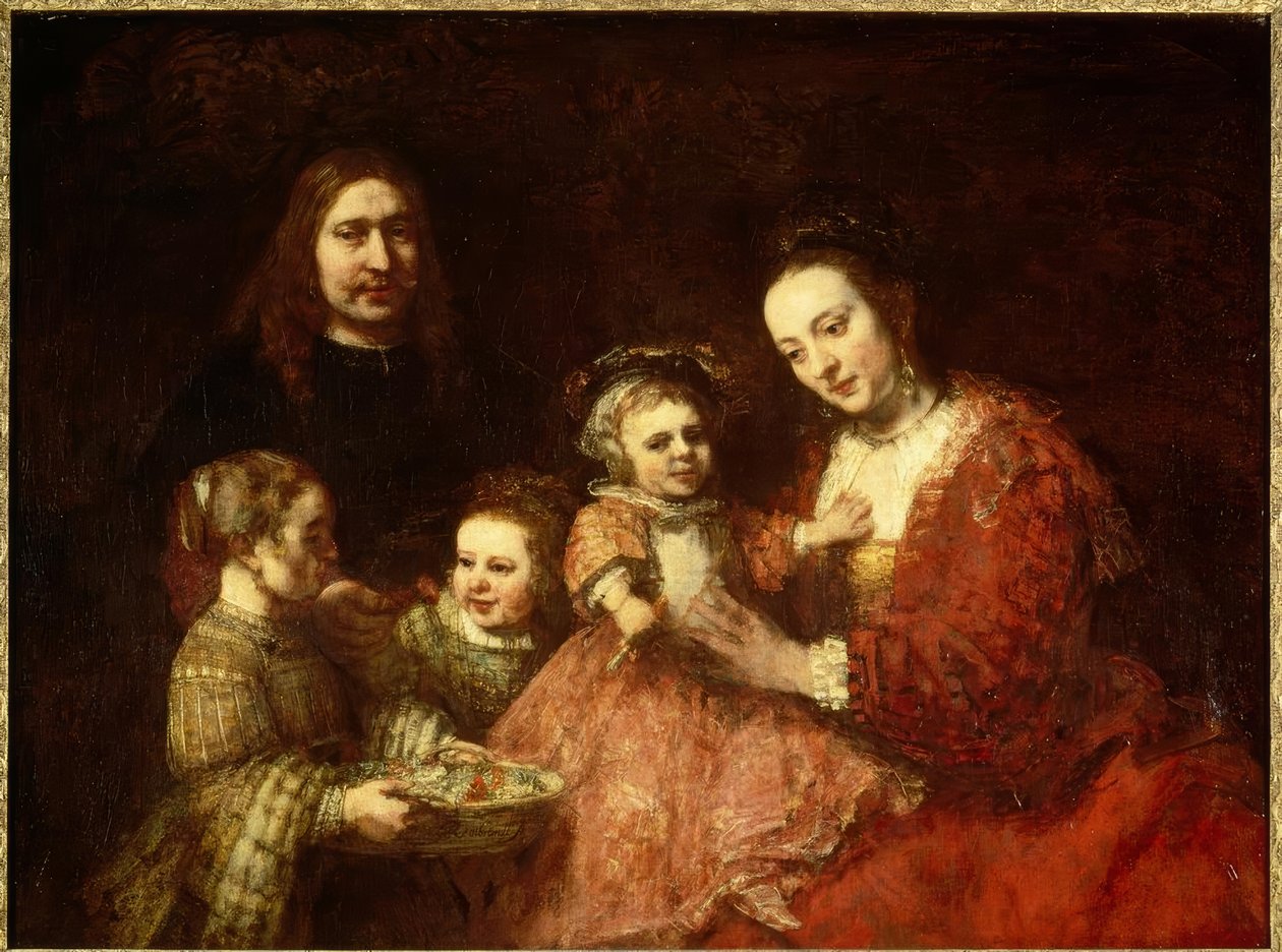 Wychowanie do życia w rodzinie autorstwa Rembrandt van Rijn