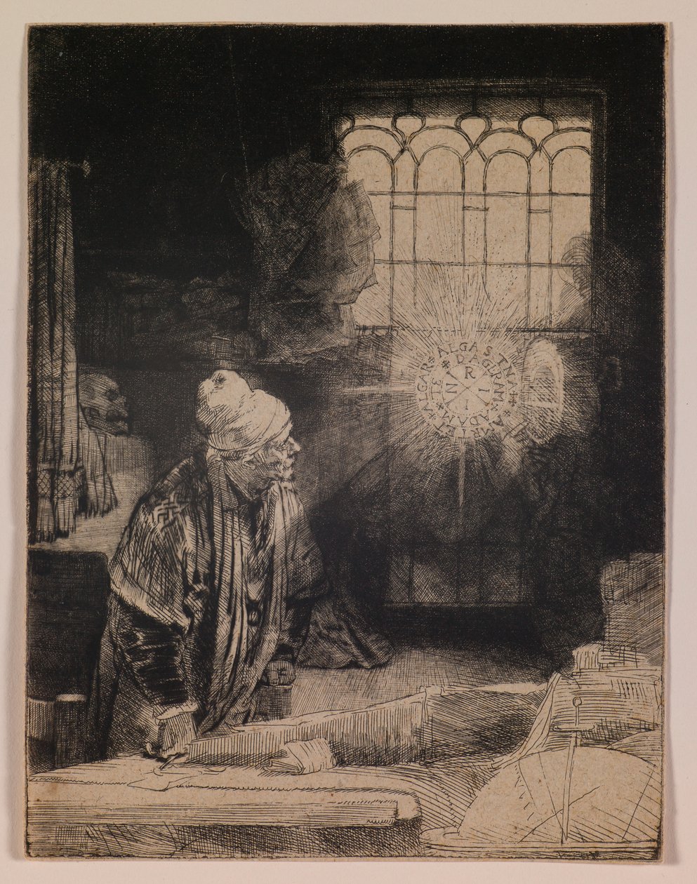 Faust (Uczony w swojej pracowni) autorstwa Rembrandt van Rijn