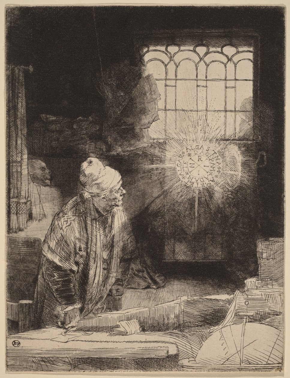 Faust autorstwa Rembrandt van Rijn