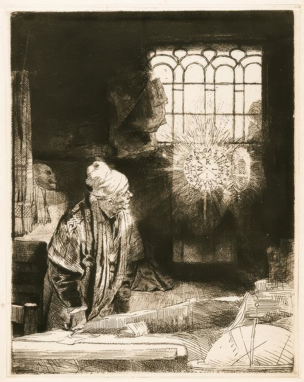 Faust autorstwa Rembrandt van Rijn
