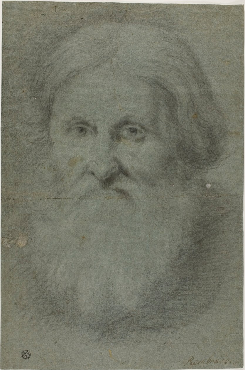 Ostateczna opublikowana praca: szef Menem Ben Israel autorstwa Rembrandt van Rijn