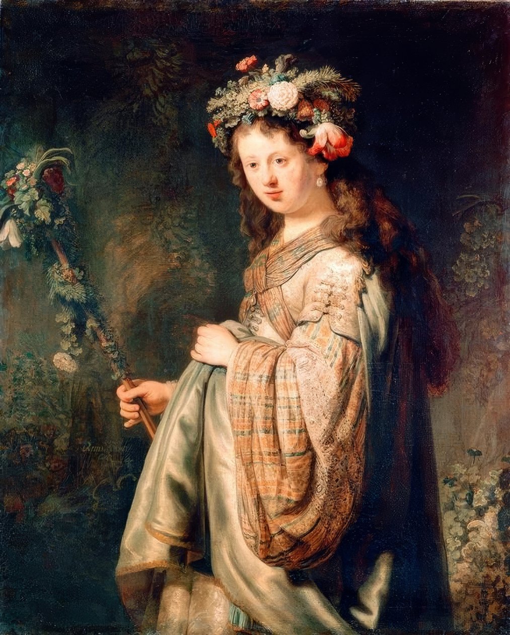 Flora autorstwa Rembrandt van Rijn